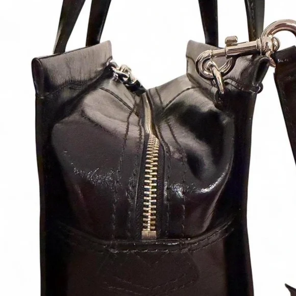 Marc Jacobs Cruiser bag in black studded leather - Picture 4 of 5